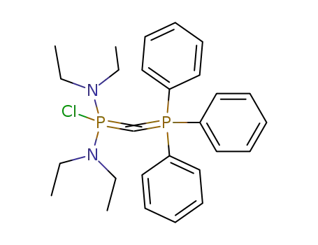 Phosphoranediamine,
1-chloro-N,N,N',N'-tetraethyl-1-[(triphenylphosphoranylidene)methylene]
-