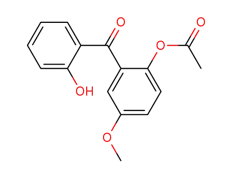 Molecular Structure of 83570-59-6 (Methanone, [2-(acetyloxy)-5-methoxyphenyl](2-hydroxyphenyl)-)