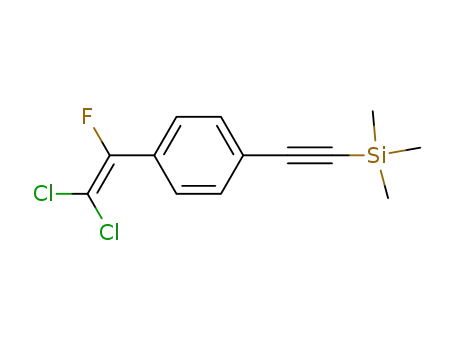 [4-(2,2-Dichloro-1-fluoro-vinyl)-phenylethynyl]-trimethyl-silane