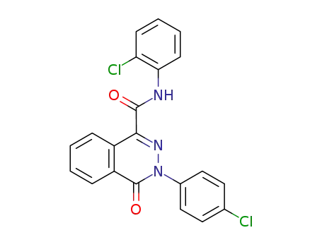 3-(4-Chloro-phenyl)-4-oxo-3,4-dihydro-phthalazine-1-carboxylic acid (2-chloro-phenyl)-amide