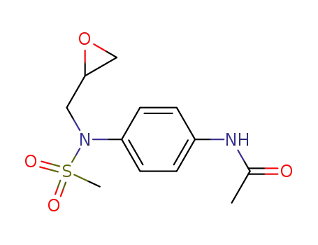 N-[4-(Methanesulfonyl-oxiranylmethyl-amino)-phenyl]-acetamide