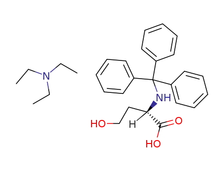 Molecular Structure of 102056-97-3 (N-TRITYL-L-HOMOSERINE TRIETHYLAMINE SALT)