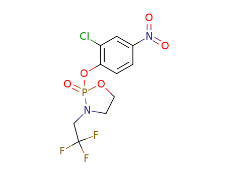 2-(2-Chloro-4-nitro-phenoxy)-3-(2,2,2-trifluoro-ethyl)-[1,3,2]oxazaphospholidine 2-oxide