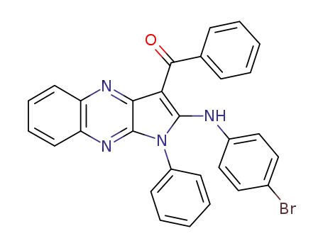 [2-(4-Bromo-phenylamino)-1-phenyl-1H-pyrrolo[2,3-b]quinoxalin-3-yl]-phenyl-methanone