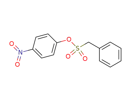 Molecular Structure of 50534-57-1 (Benzenemethanesulfonic acid 4-nitrophenyl ester)