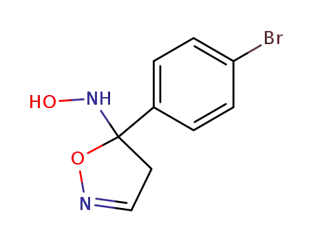 N-[5-(4-Bromo-phenyl)-4,5-dihydro-isoxazol-5-yl]-hydroxylamine