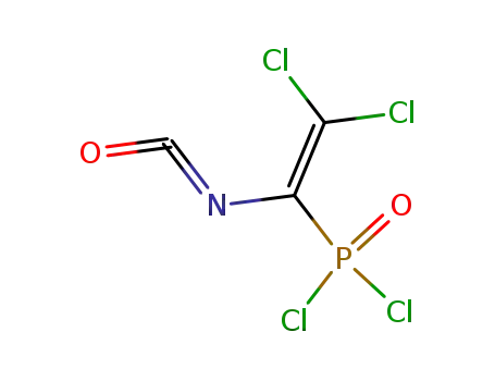 Molecular Structure of 69576-97-2 (Phosphonic dichloride, (2,2-dichloro-1-isocyanatoethenyl)-)
