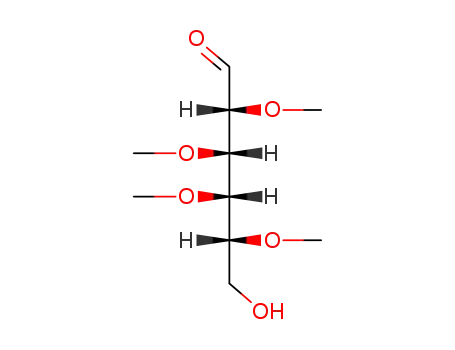 Molecular Structure of 69502-91-6 (2-O,3-O,4-O,5-O-Tetramethyl-D-galactose)