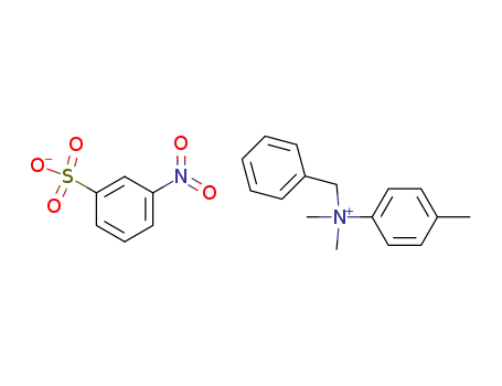 3-Nitro-benzenesulfonatebenzyl-dimethyl-p-tolyl-ammonium;