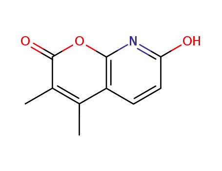 7-hydroxy-3,4-dimethylpyrano<2,3-b>pyridin-2-one
