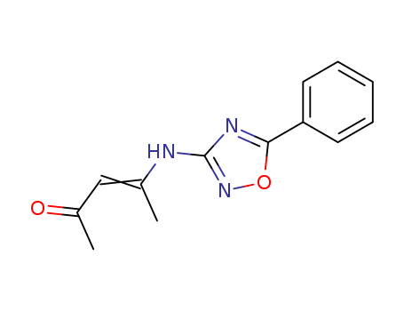 3-Penten-2-one,4-[(5-phenyl-1,2,4-oxadiazol-3-yl)amino]- cas  40483-37-2