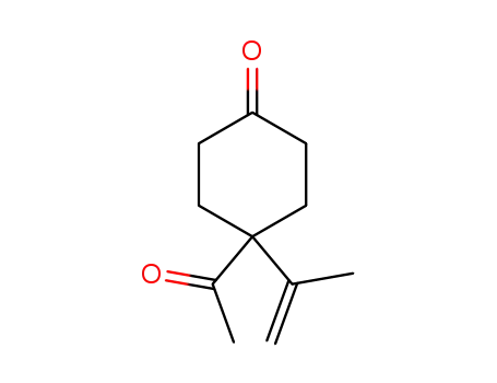 Cyclohexanone, 4-acetyl-4-(1-methylethenyl)-