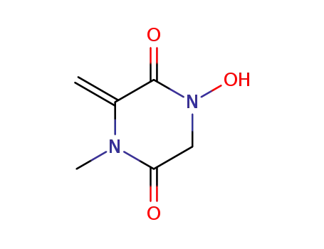 2,5-피페라진디온, 1-히드록시-4-메틸-3-메틸렌-