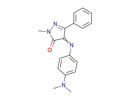 4-[(Z)-4-Dimethylamino-phenylimino]-2-methyl-5-phenyl-2,4-dihydro-pyrazol-3-one