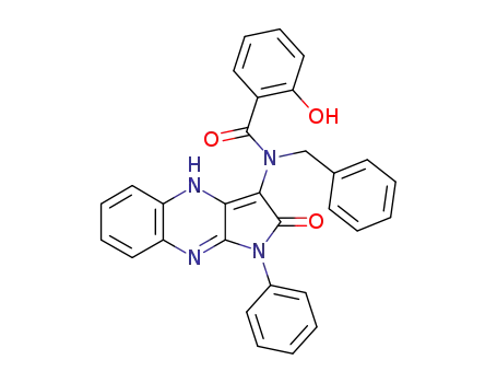 N-Benzyl-2-hydroxy-N-(2-oxo-1-phenyl-2,4-dihydro-1H-pyrrolo[2,3-b]quinoxalin-3-yl)-benzamide