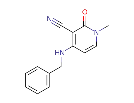 3-Pyridinecarbonitrile,
1,2-dihydro-1-methyl-2-oxo-4-[(phenylmethyl)amino]-