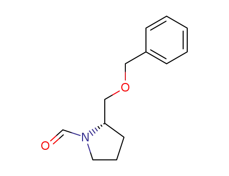 1-Pyrrolidinecarboxaldehyde, 2-[(phenylmethoxy)methyl]-, (S)-