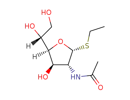 ethyl 2-acetamido-2-deoxy-1-thio-α-D-glucofuranoside