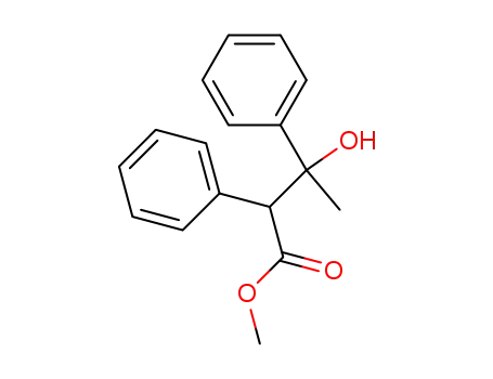 opt.-inakt. 3-Hydroxy-2,3-diphenyl-buttersaeure-methylester