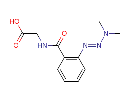 N-o-((3,3-Dimethyl-1-triazeno)benzoyl)glycin [German]
