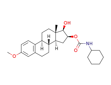 Cyclohexyl-carbamic acid (8R,9S,13S,14S,16S,17R)-17-hydroxy-3-methoxy-13-methyl-7,8,9,11,12,13,14,15,16,17-decahydro-6H-cyclopenta[a]phenanthren-16-yl ester