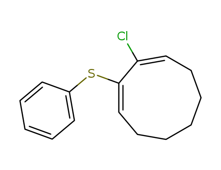 Molecular Structure of 143741-66-6 (1,8-Cyclononadiene, 1-chloro-9-(phenylthio)-)