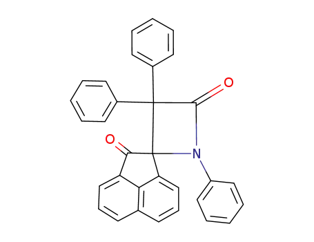 1',3',3'-triphenyl spiro(acenaphthen-1-one-2,4'-azetidin-2'-one)