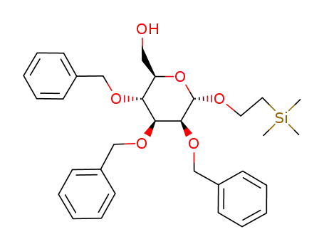 2-(Trimethylsilyl)ethyl-<2,3,4-tri-O-benzyl-α-D-mannopyranosid>