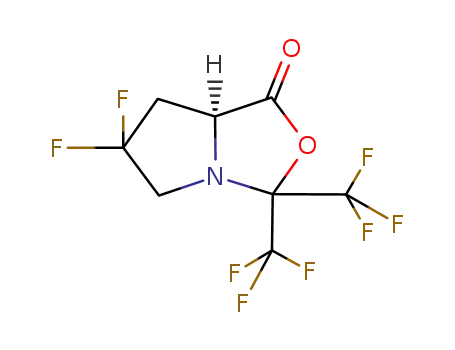 (5S)-7,7-difluoro-2,2-bis(trifluoromethyl)-1-aza-3-oxabicyclo<3.3.0>octan-4-one