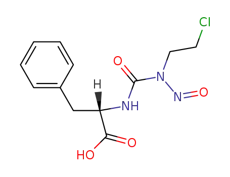 Alanine, N-(3-(2-chloroethyl)-3-nitrosoureido)-3-phenyl-