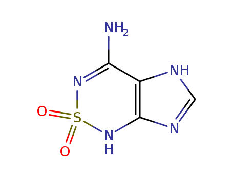 4-hydroxy-4-oxo-4$l^{6}-thia-3,5,7,9-tetrazabicyclo[4.3.0]nona-2,4,6,8-tetraen-2-amine cas  61403-63-2