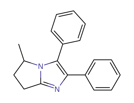 Molecular Structure of 89004-17-1 (5H-Pyrrolo[1,2-a]imidazole, 6,7-dihydro-5-methyl-2,3-diphenyl-)