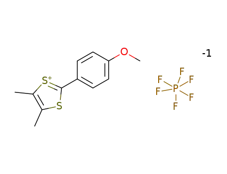 2-(4-Methoxyphenyl)-4,5-dimethyl-1,3-dithiolium hexafluorophosphate