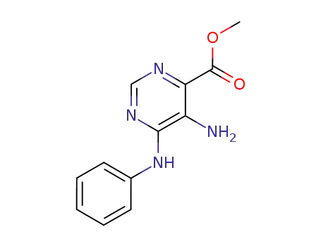 methyl 5-amino-6-anilino-4-pyrimidinecarboxylate