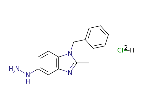 1-benzyl-2-methyl-5-hydrazinobenzimidazole