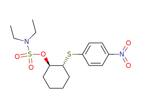 Sulfamic acid, diethyl-, 2-[(4-nitrophenyl)thio]cyclohexyl ester, trans-
