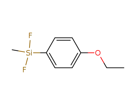 Molecular Structure of 114502-18-0 (Silane, (4-ethoxyphenyl)difluoromethyl- (9CI))