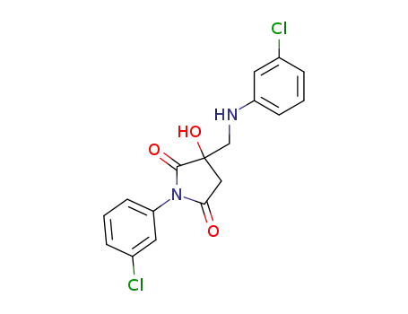 2,5-Pyrrolidinedione,
1-(3-chlorophenyl)-3-[[(3-chlorophenyl)amino]methyl]-3-hydroxy-