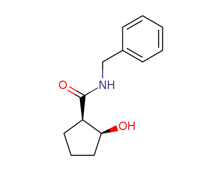 Molecular Structure of 2799-87-3 ((+/-)-cis-N-benzyl-2-hydroxycyclopentanecarboxamide)