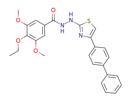 4-Ethoxy-3,5-dimethoxy-benzoic acid N'-(4-biphenyl-4-yl-thiazol-2-yl)-hydrazide