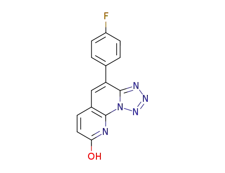 8-hydroxy-4-(4-fluorophenyl)tetrazolo<1,5-a><1,8>naphthyridine