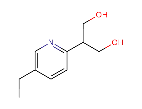 Molecular Structure of 127676-18-0 (2-(5-ethyl-2-pyridyl)propane-1,3-diol)