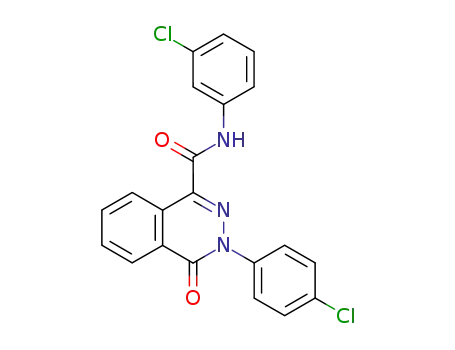 3-(4-Chloro-phenyl)-4-oxo-3,4-dihydro-phthalazine-1-carboxylic acid (3-chloro-phenyl)-amide