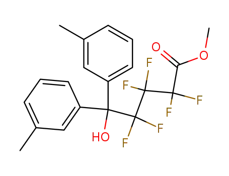 2,2,3,3,4,4-Hexafluoro-5-hydroxy-5,5-di-m-tolyl-pentanoic acid methyl ester