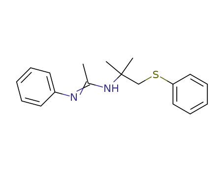N-<2-(phenylthio)-1,1-dimetylethyl>-N'-phenylacetamidine