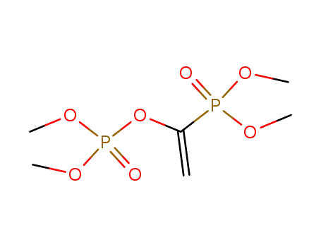 Molecular Structure of 3328-33-4 (Phosphoric acid dimethyl[1-(dimethoxyphosphinyl)ethenyl] ester)
