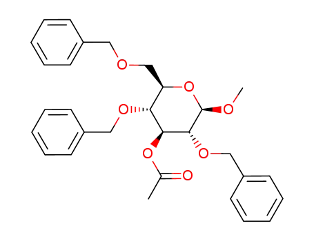 methyl 3-O-acetyl-2,4,6-tri-O-benzyl-β-D-glucopyranoside