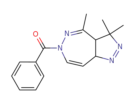 6-Benzoyl-3,3a,6,8a-tetrahydro-3,3,4-trimethylpyrazolo<4,3-d><1,2>diazepin