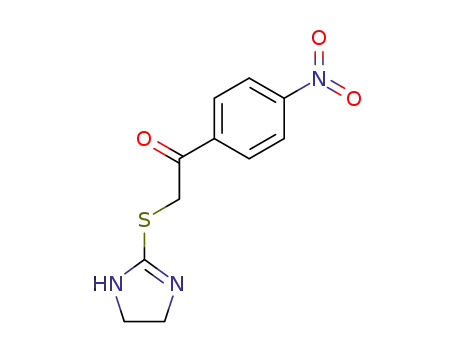 Molecular Structure of 36065-80-2 (2-(p-Nitrophenacylthio)-2-imidazoline)