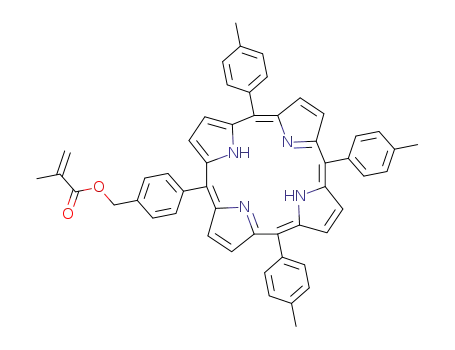 2-Methyl-acrylic acid 4-((5Z,10Z,14Z,19Z)-10,15,20-tri-p-tolyl-porphyrin-5-yl)-benzyl ester